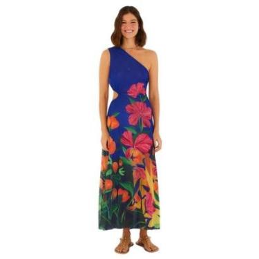 Imagem de Vestido Farm Rio Tule Ombro Só Estampado Tarsila-Feminino