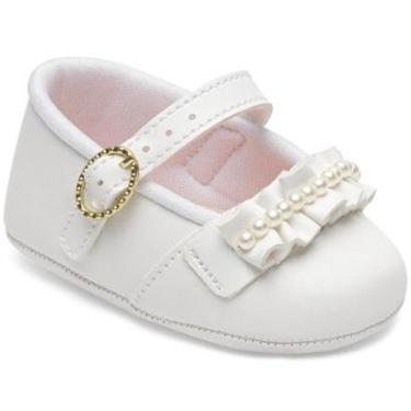 Imagem de Sapatilha Batizado Pimpolho 0110330C Branca-Feminino