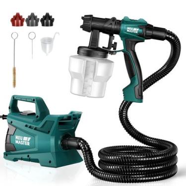 Imagem de Pulverizador de tinta NEU MASTER 600W HVLP elétrico com mangueira de a