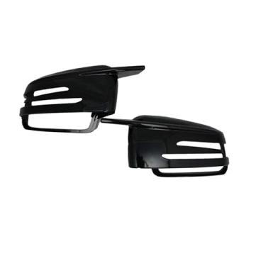 Imagem de Tampa do espelho lateral cobre Compatível com benz w176 w246 w212 w204 c117 x156 x204 w221 c218 abces cla gla glk classe preto substituir(1 pair black)