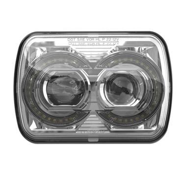 Imagem de COWONE Faróis de LED DOT 180W 5x7 7 7 x 6 H6054 compatível com Jeep Wrangler YJ Cherokee XJ DRL brilhante seta de seta de farol alto/baixo Ford Chevy GMC Toyota, Nissan, Dodge, caminhão, van, etc