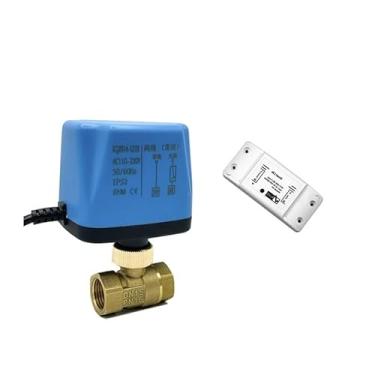 Imagem de Interruptor inteligente válvula de esfera motorizada sincronismo AC220V água válvula de esfera inteligente WWECCQIJ(DN15)