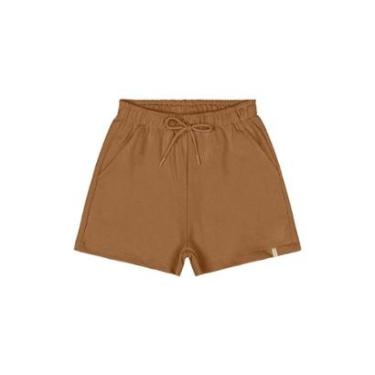 Imagem de Short Juvenil Básico em Moletom Gloss-Feminino