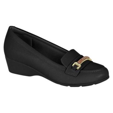 Imagem de Sapato feminino anabela ultra conforto modare, Preto, 35