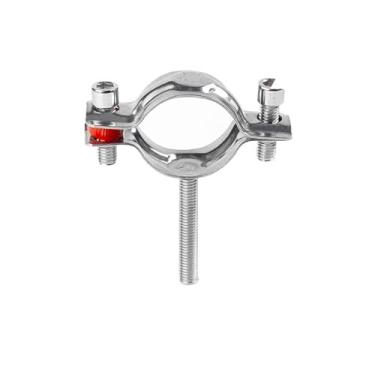 Imagem de Suporte de tubo de fivela de aço inoxidável 304 haste rosqueada braçadeira de tubulação de fixação de tubulação de tubulação de gás tubulação de água PVC braçadeira de tubo WWECCQIJ(51)