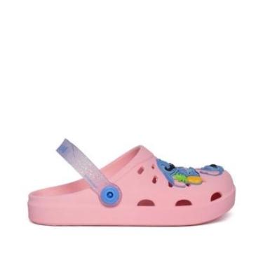 Imagem de Sandália Babuche Infantil Grendene Stitch Rosa/Azul-Masculino