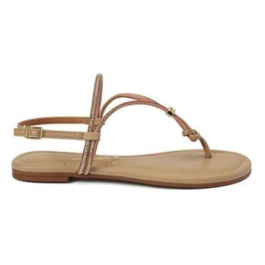 Imagem de Sandália Rasteira Vizzano Bege Feminina VIZZANO-Feminino