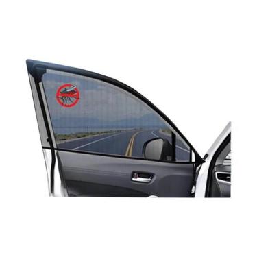 Imagem de Sombrinha De Carro Com Proteção UV E Tela Contra Insetos, Combo De Som