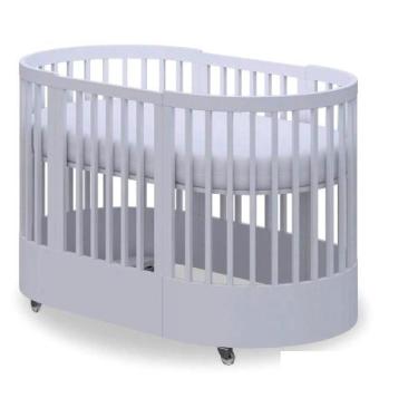 Imagem de Berço Infantil Progressivo Wave 3 em 1 Divicar Branco - Multimóveis