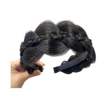 Imagem de Acessório De Estilo Para Cabelo: Tiara Feminina Retrô Artesanal Com Tr