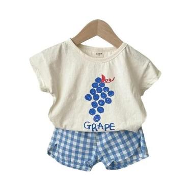 Imagem de Conjuntos De Pijamas De Algodão Para Bebês, Sem Mangas, Estampados Com