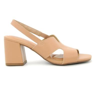 Imagem de Sandalia Beira Rio 8436.231 Salto Grosso Elastico Feminino