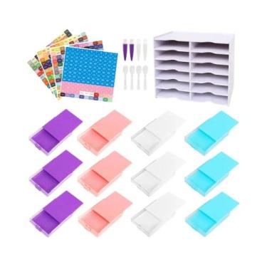 Imagem de Bandeja De Ferramentas Para Pintura Diamante 5D Com Suporte, Acessório