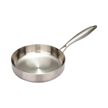 Imagem de Panela Wok Antiaderente De Aço Inoxidável 316 Para Fogão a Gás E Cookt