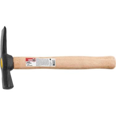 Imagem de Martelo Pedreiro 1 Corte Aço Forjado Cabo Madeira - Nove54