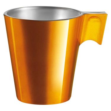 Imagem de Xícara Vidro Dourado 80Ml Luminarc Flashy Expresso 6X6X6Cm