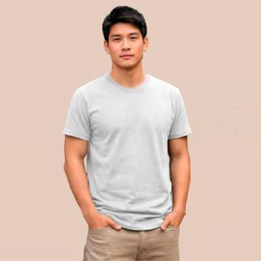 Imagem de Camiseta Masculina Básica Lisa l Malha Confortável Dia A Dia - Algodão