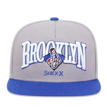 Imagem de Boné de beisebol Brooklyns Anime Snapback Hip Hop Preto - Yiweisai