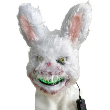 Imagem de Máscara Cosplay Luminous Rabbit Halloween Carnaval Páscoa - yiweisai