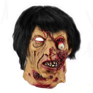 Imagem de Máscara facial Latex Horror Full Face Hood, traje de filme - yiweisai