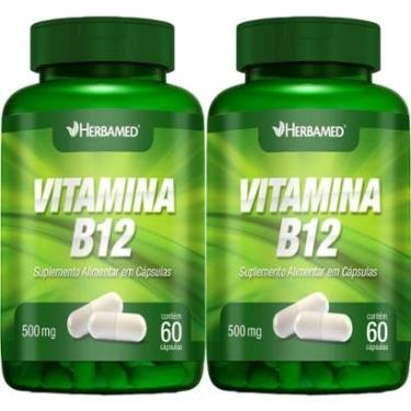 Imagem de Kit 2X Vitamina B12 - 60 Cápsulas - Herbamed-Masculino