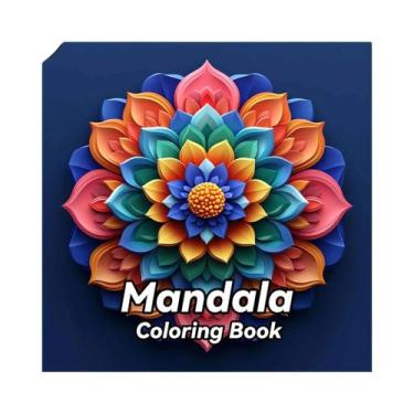 Imagem de Livro De Colorir Mandalas Para Adultos E Crianças: Alívio Do Estresse,