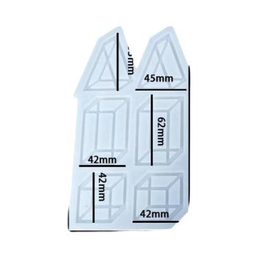 Imagem de Molde De Silicone Em Forma De Coração, Folha E Lua Para Resina Epóxi, 