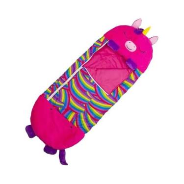 Imagem de Saco De Dormir De Pelúcia Infantil Com Almofada, Quente E Macio, Prese