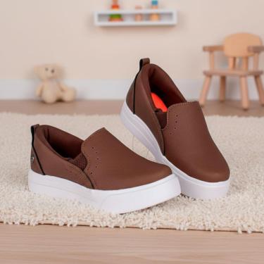 Imagem de Tênis Infantil Menino K360 Ultra Leve Marrom-Masculino