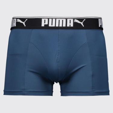 Imagem de Cueca Boxer Puma Sport Azul, G