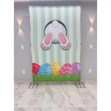 Imagem de Painel Festa Retangular Para Casado 1,5x2,2m Pascoa 5 - Fantasia Bras
