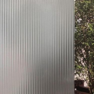 Imagem de Pelicula Eletrostatica para Vidro Blindex Modelo Canelado Transparente