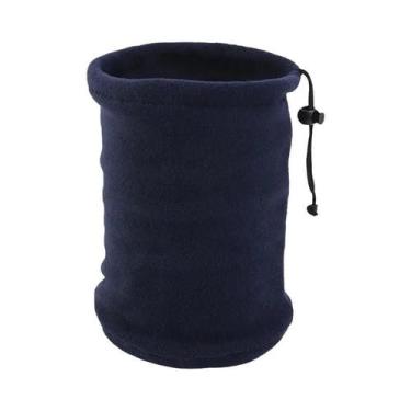 Imagem de Cachecol De Inverno Infantil Em Fleece Polar Com Cordão Ajustável, Cap