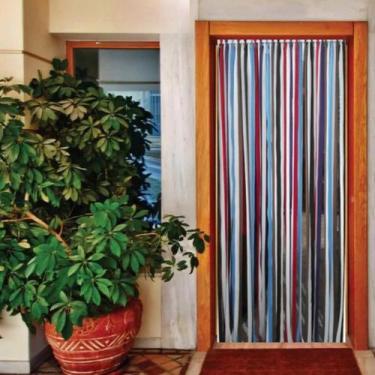 Imagem de Cortina Decorativa Tiras Italiana Para Porta Rustica 2m x 85cm - NANCI