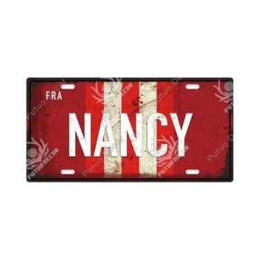 Imagem de Placa De Metal Vintage Francesa Com Tema Urbano, Placa Decorativa De E