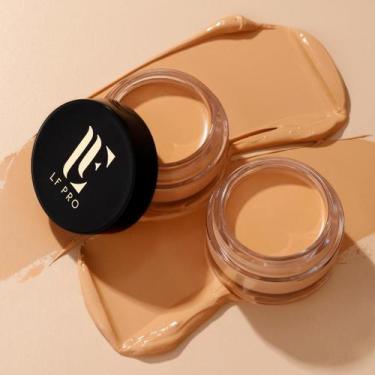 Imagem de Kit Blend Cream LF Pro Corretivo Camuflagem Alta Cobertura + Pincel C0