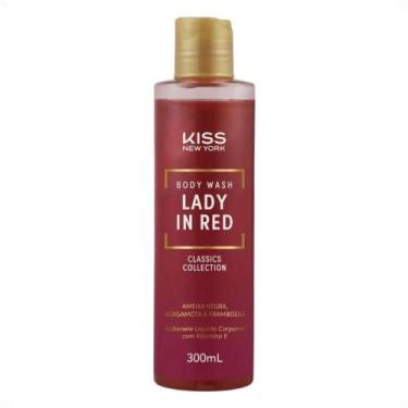 Imagem de Sabonete Líquido Corporal Kiss New York Body Wash Lady In Red 300ml