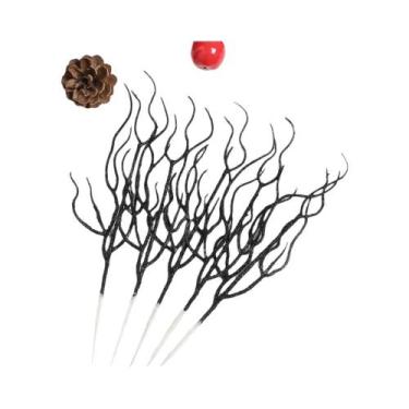 Imagem de Buquê De Ramos Coloridos Artificiais Para Decoração De Árvore De Natal