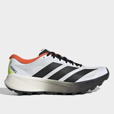 Imagem de Tênis Adidas Terrex Agravic 4 Masculino, Branco, Preto, 44