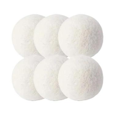 Imagem de Bolas De Lã Para Secadora, Amaciante De Roupa Reutilizável, Acessórios