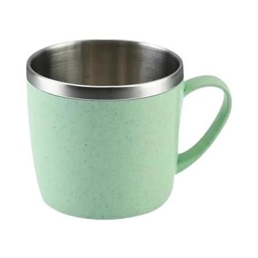 Imagem de Caneca Infantil Antiescaldante De Aço Inoxidável Com Elemento De Palha