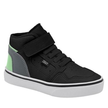 Imagem de Tênis Infantil Klin Freestyle Mini Preto/Grafite/Verde-Masculino