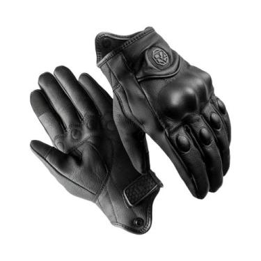 Imagem de Luvas Unissex Para Motocicleta, Couro, Motociclismo, Proteção Para Atv