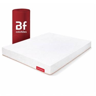 Imagem de Colchao Casal D33 NASA 100% Espuma 3 Camadas a Vacuo 138x188x18cm Bf Wellness Bambu BF Colchões