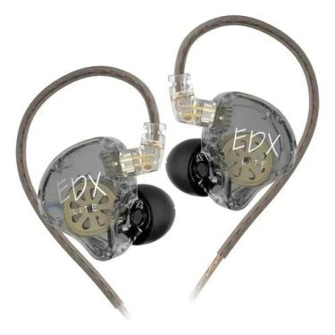 Imagem de Fone De Ouvido Kz Edx Lite Dj Musical Retorno Palco In-ear C - Congrat