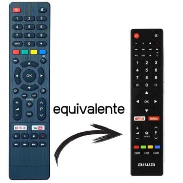 Imagem de controle compativel com tv aiwa ( leia o anuncio ) Tco-020 aw39b4sm. a