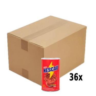 Imagem de Achocolatado Nescau Lata 350g Caixa com 36 Unidades