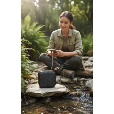 Imagem de Caixa de Som Portátil Bluetooth Mini Woofer Graves Profundos - Congrat