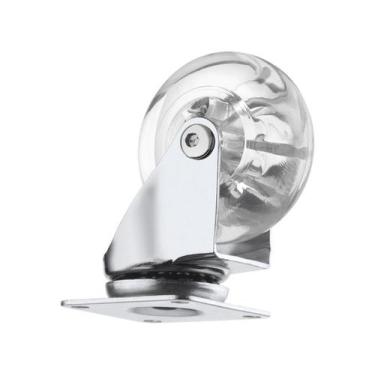 Imagem de Rodizio de gel giratorio sem freio, 3pol., 75mm, capacidade de carga a