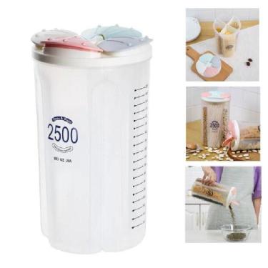 Imagem de Dispenser Porta Mantimentos 4 Em 1 Grãos Cereais Sabão 2,5L - Yeet